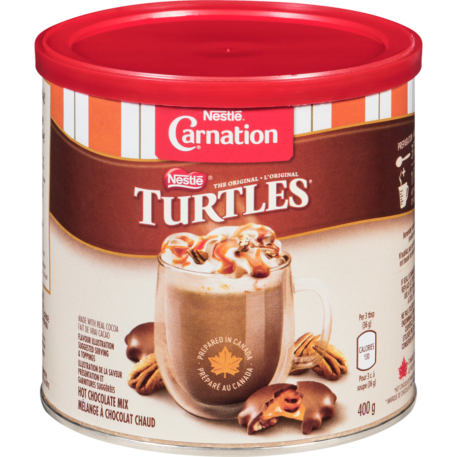Nestle Carnation Turtles Hot Chocolate Mix, 400g/14 oz